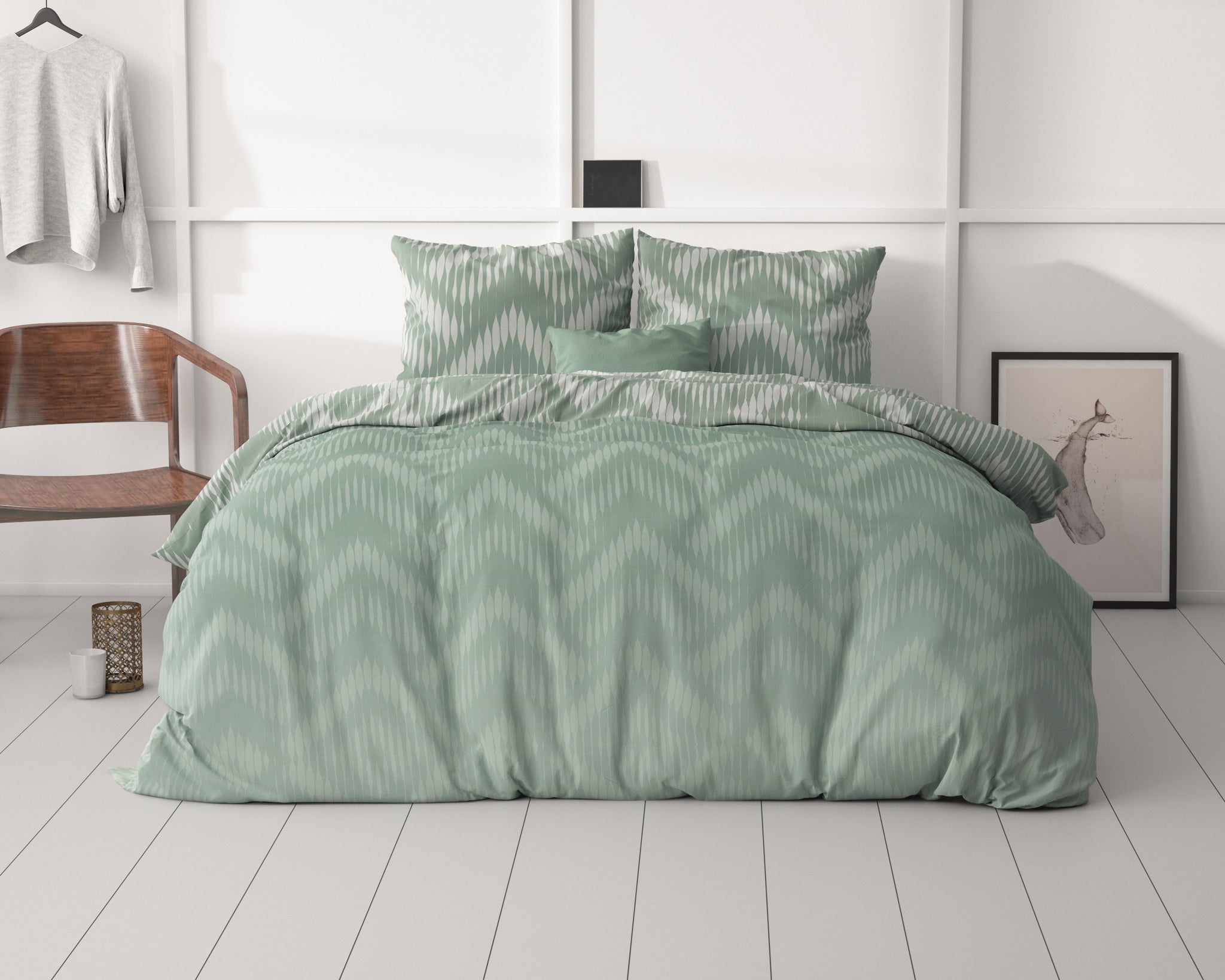 Wavey Shades Groen 200 x 200/220