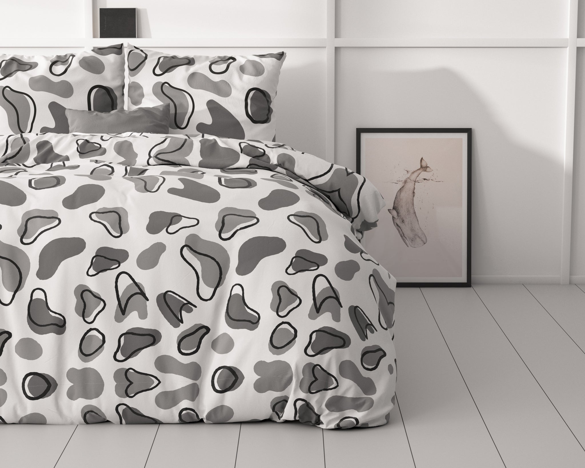 Wit bed 140 x 200/220
