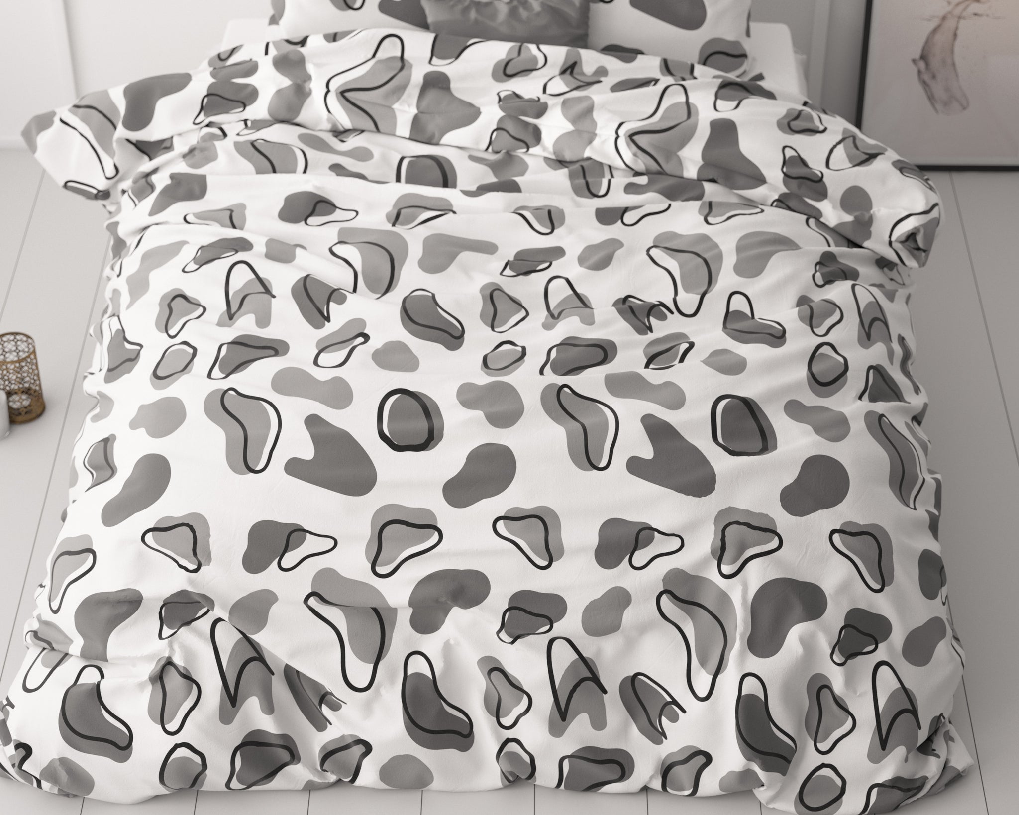 Wit bed 140 x 200/220