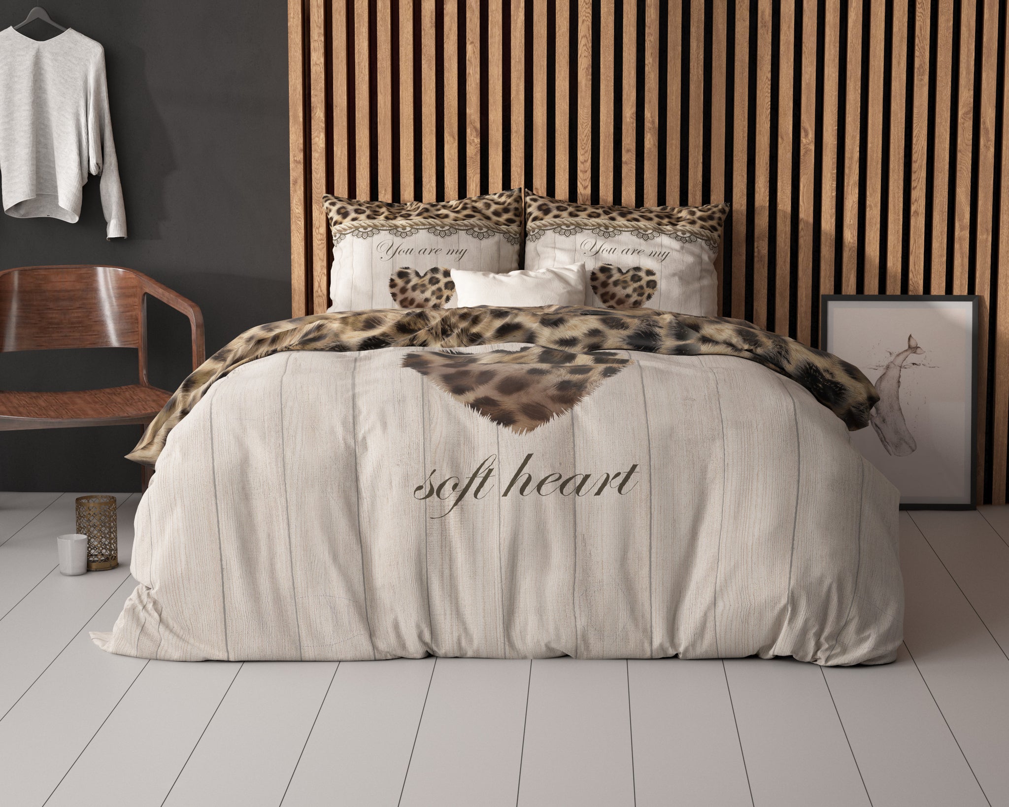 Je bent mijn hart Zand 140 x 200/220