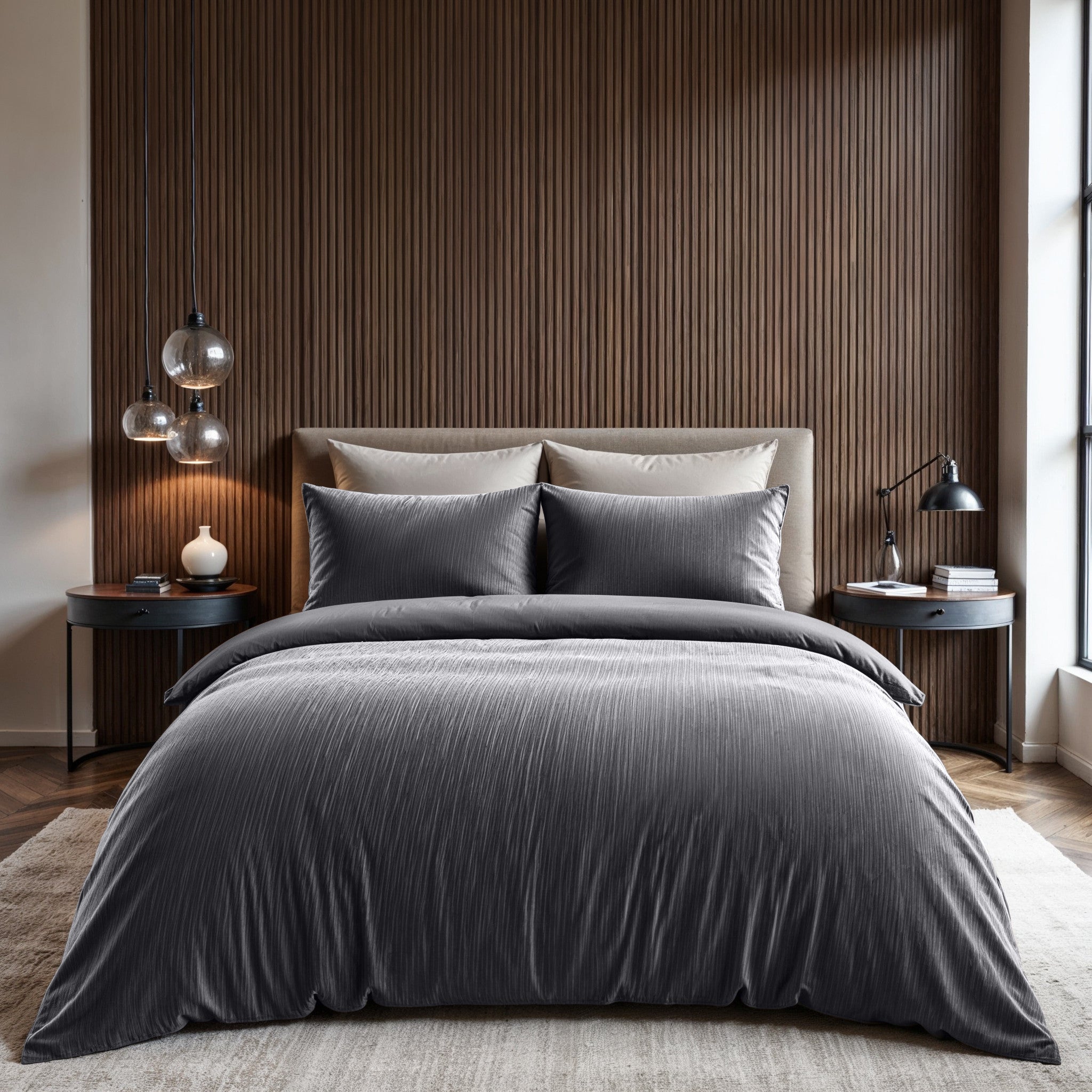 Fluweel Cartier Antraciet 140 x 220
