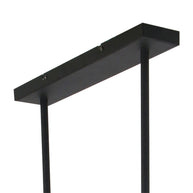 Zwarte hanglamp Buckley 1705ZW met 4 x E27-fitting