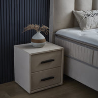 Opbergboxspring Birdybedd Beige 90x200 - Eenpersoons