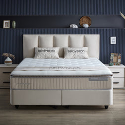 Opbergboxspring Birdybedd Beige 160x200