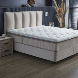 Opbergboxspring Birdybedd Beige 160x200