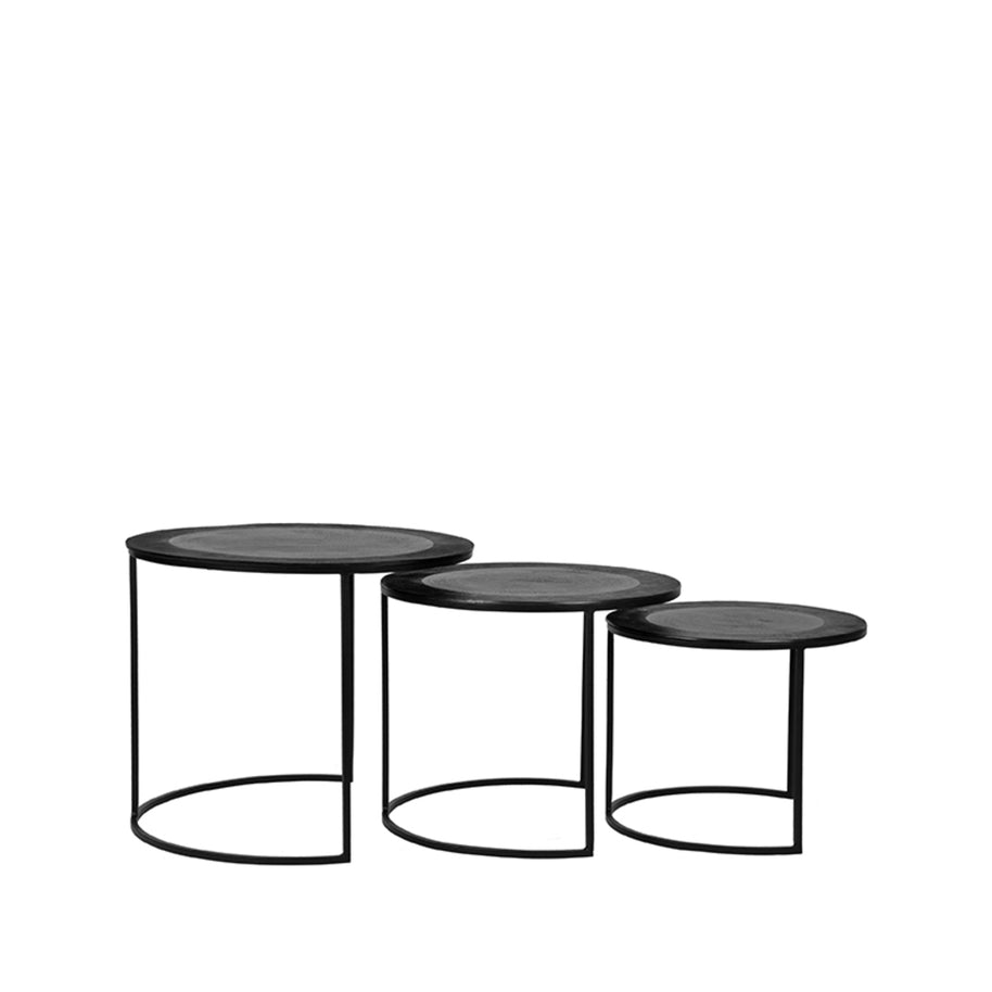 LABEL51 Salontafelset Tres - Zwart - Metaal