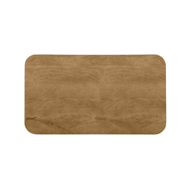 LABEL51 Eetkamertafel Tafelblad Sloppy Edge - Naturel - Mangohout - 120 cm Sloppy