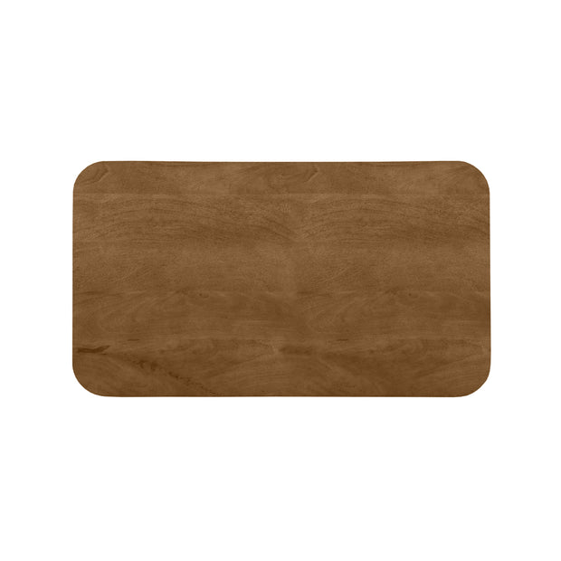 LABEL51 Eetkamertafel Tafelblad Sloppy Edge - Nature - Mangohout - 120 cm Sloppy