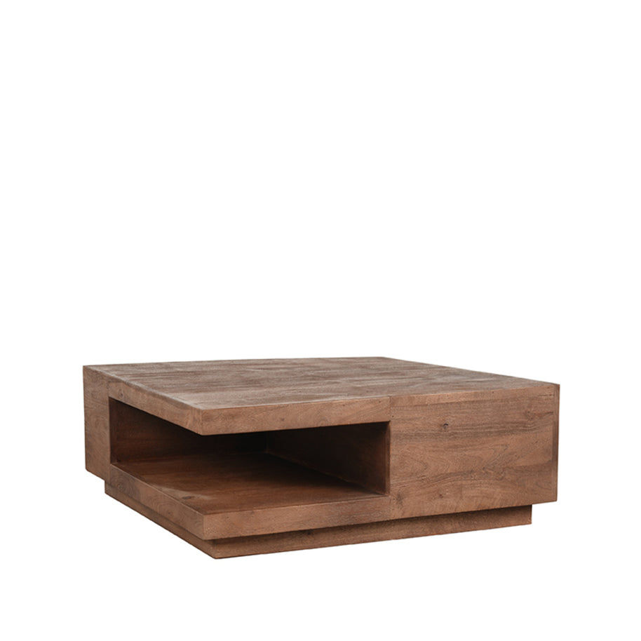 LABEL51 Salontafel Vierkant - Espresso - Mangohout