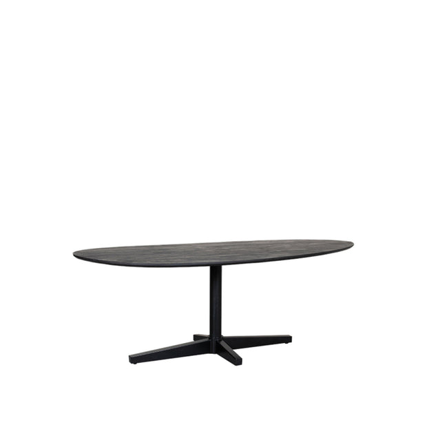 LABEL51 Eetkamertafel Rosie - Zwart - Mangohout - 180x100 cm