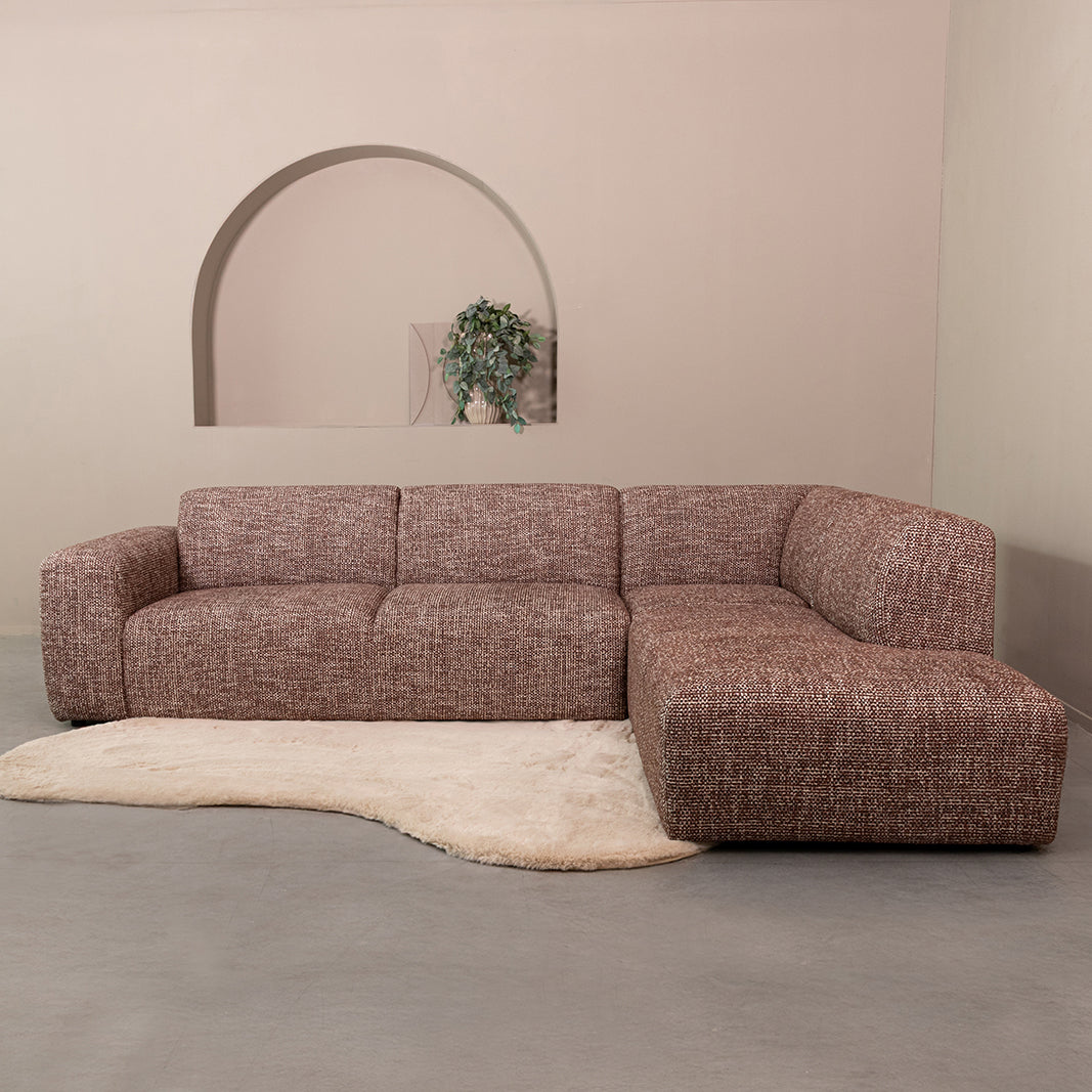 Hoekbank Verona rechts 291 x 222 x 78 cm