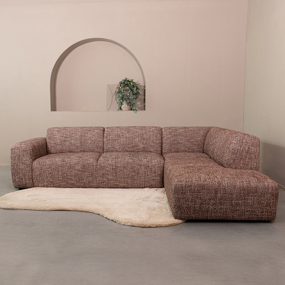 Hoekbank Verona rechts 291 x 222 x 78 cm