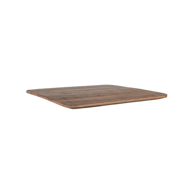 LABEL51 Eetkamertafel Tafelblad Sloppy Edge - Nature - Mangohout - 70 cm Sloppy