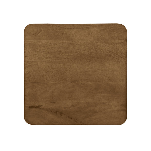 LABEL51 Eetkamertafel Tafelblad Sloppy Edge - Nature - Mangohout - 70 cm Sloppy