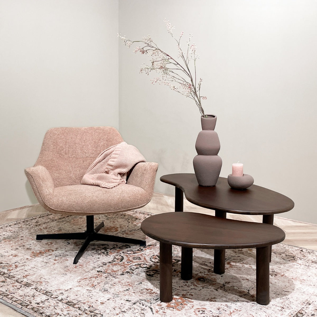 Brix Nubi Bruin set van 2