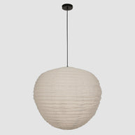 Hanglamp Bangalore 2136B - bamboe-linnenkap, sfeervolle eyecatcher