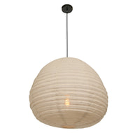 Hanglamp Bangalore 2136B - bamboe-linnenkap, sfeervolle eyecatcher