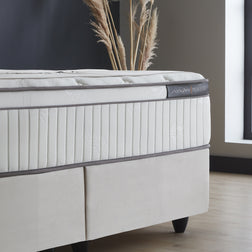 Opbergboxspring Modebedd Beige 160x200