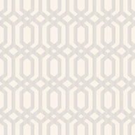 Behang Myriad Kerala Trellis wit/zilver