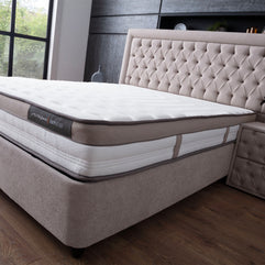 Opbergboxspring Oxybedd Beige 160x200