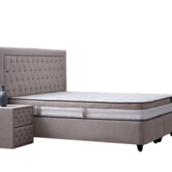 Opbergboxspring Oxybedd Beige 160x200