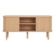 Nikko tv-meubel - tv-meubel, 2 deuren, naturel 113x40x52 cm
