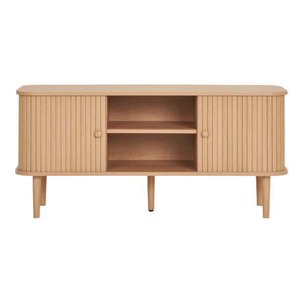 Nikko tv-meubel - tv-meubel, 2 deuren, naturel 113x40x52 cm
