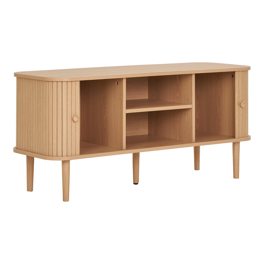 Nikko tv-meubel - tv-meubel, 2 deuren, naturel 113x40x52 cm