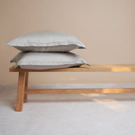 Coco & Cici - Tencel Sateen Kussensloop 60 x 50 cm - Kussenhoes - Lyocell - Extra Zacht & 100% Natuurlijk - Taupe