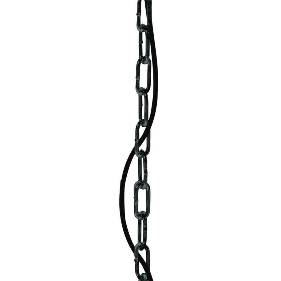 Hanglamp Semicirkel 2555ZW zwarte bol met gouden binnenkant