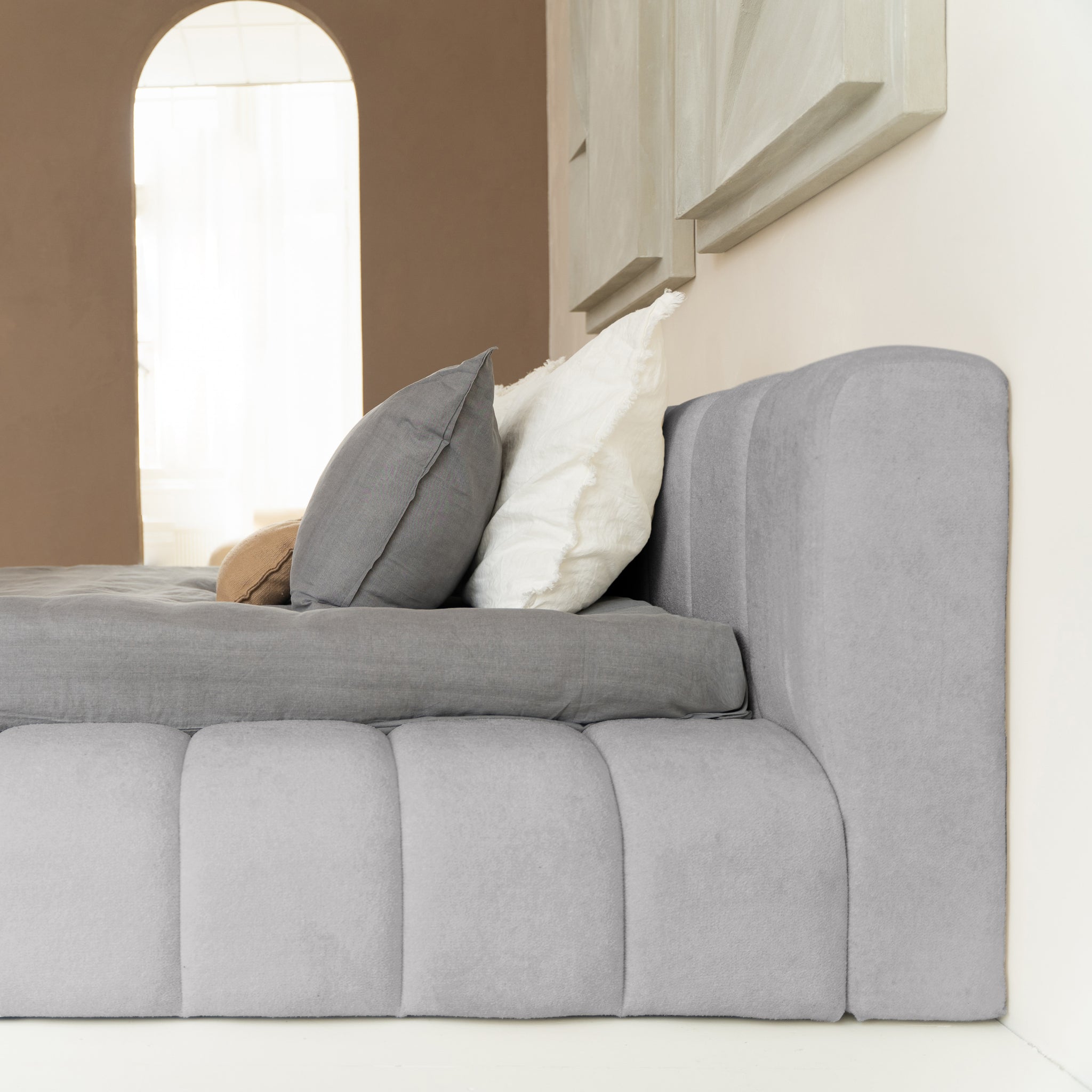 Designbed Adore Classic 160 x 200 cm Grijs - Zonder matras