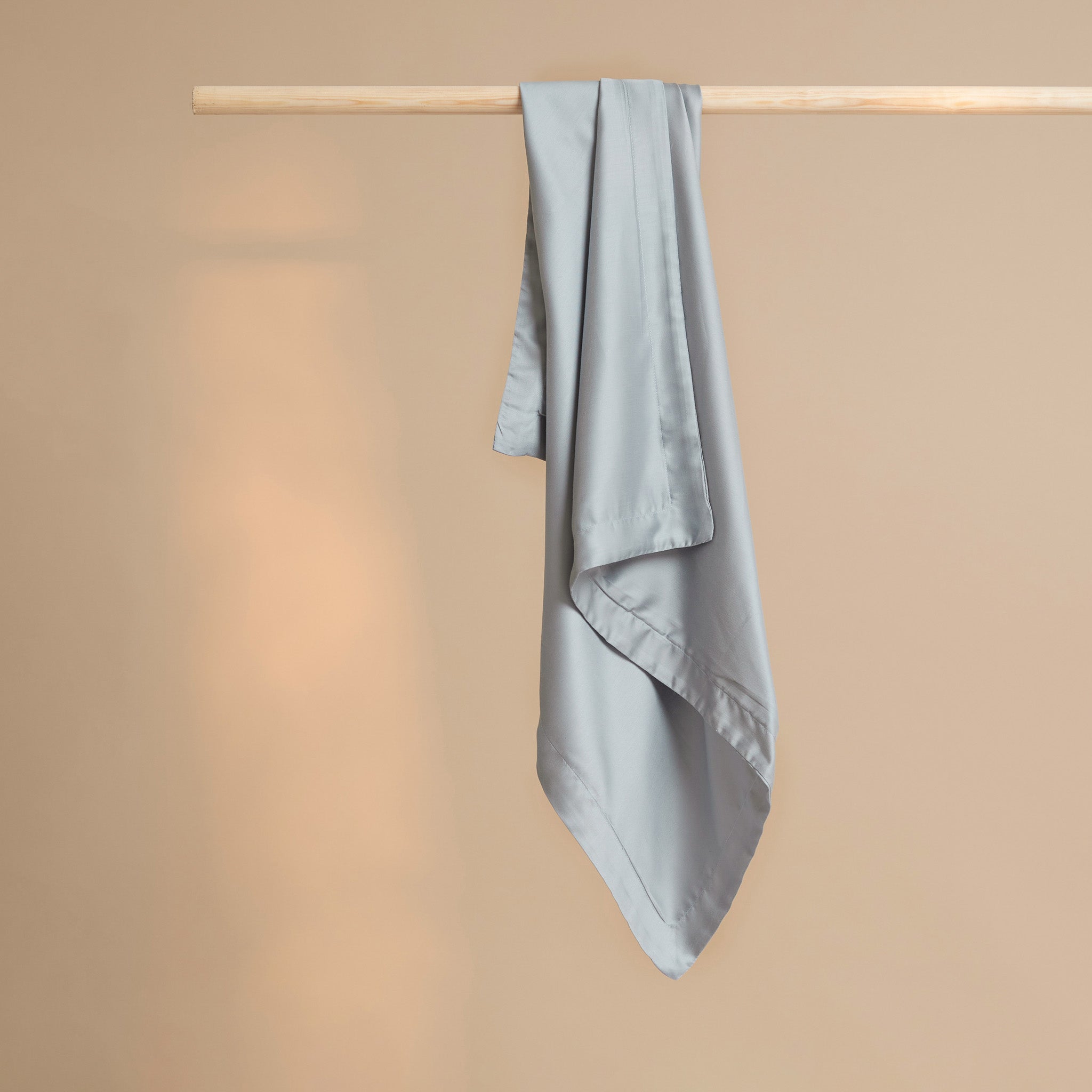 Coco & Cici - Tencel Sateen Kussensloop 70 x 60 cm - Kussenhoes - Lyocell - Extra Zacht & 100% Natuurlijk - Grijs Blauw