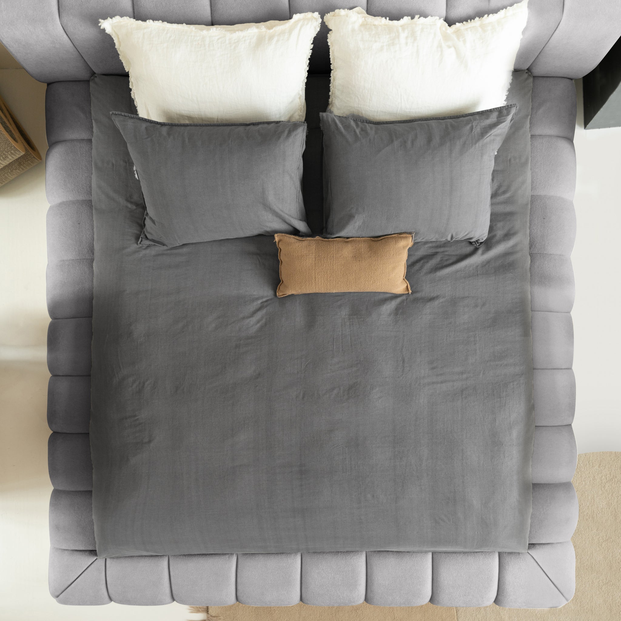 Designbed Adore Classic 160x200 Grijs - Inclusief Matras