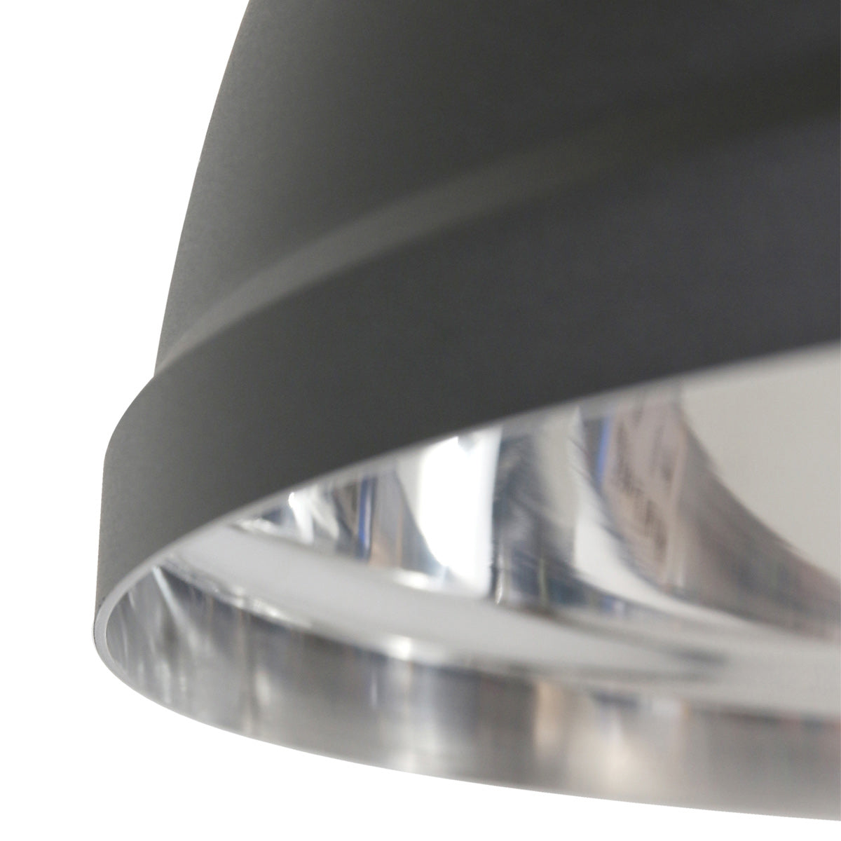 Zwarte chromen hanglamp Gaeve 2661ZW Ø50 cm E27-fitting