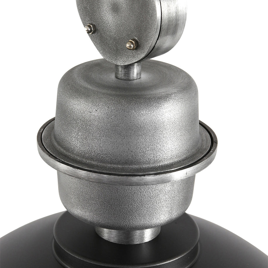 Zwarte chromen hanglamp Gaeve 2661ZW Ø50 cm E27-fitting