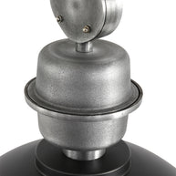 Zwarte chromen hanglamp Gaeve 2661ZW Ø50 cm E27-fitting