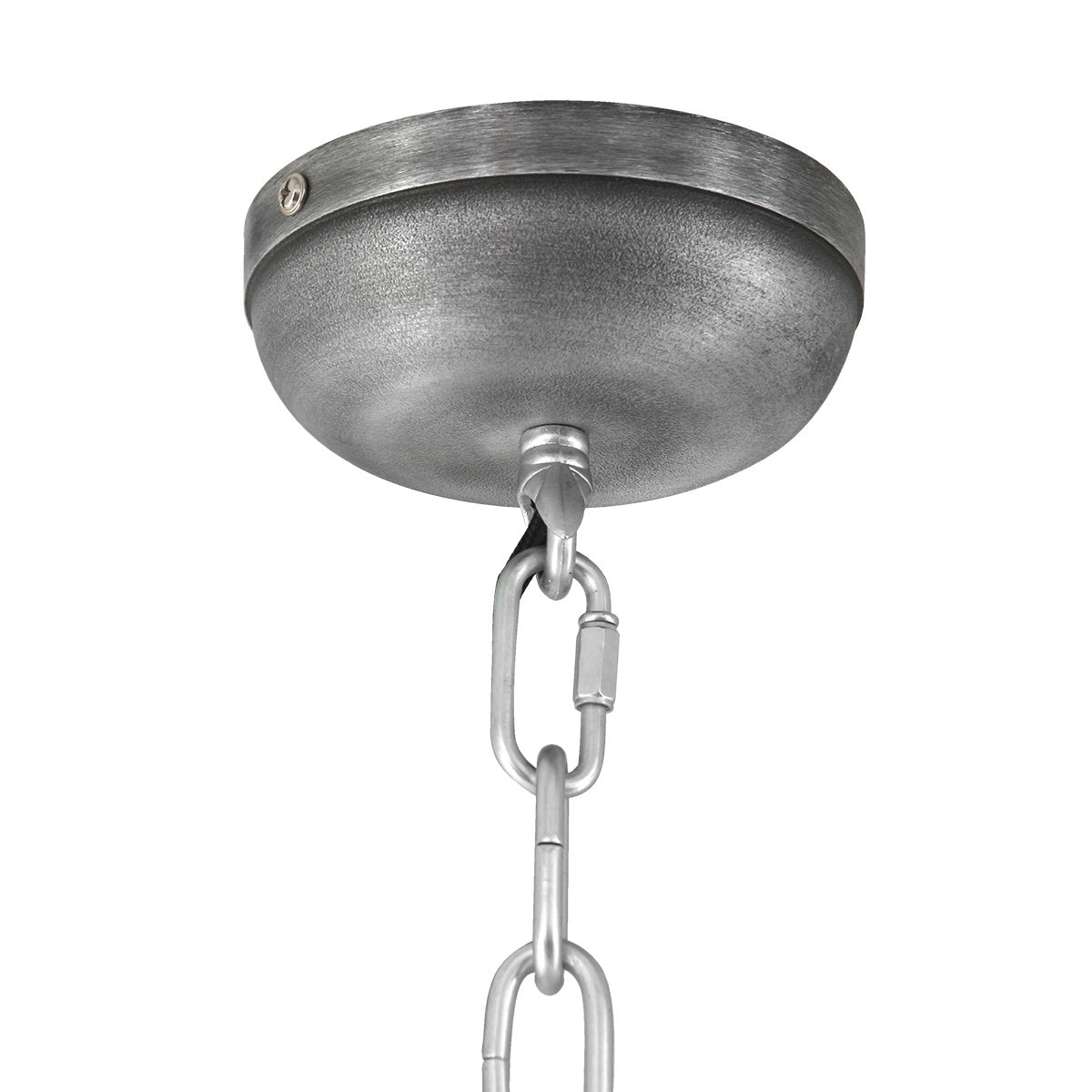 Zwarte chromen hanglamp Gaeve 2661ZW Ø50 cm E27-fitting