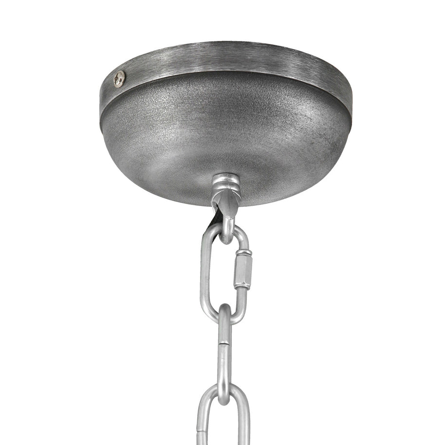 Zwarte chromen hanglamp Gaeve 2661ZW Ø50 cm E27-fitting