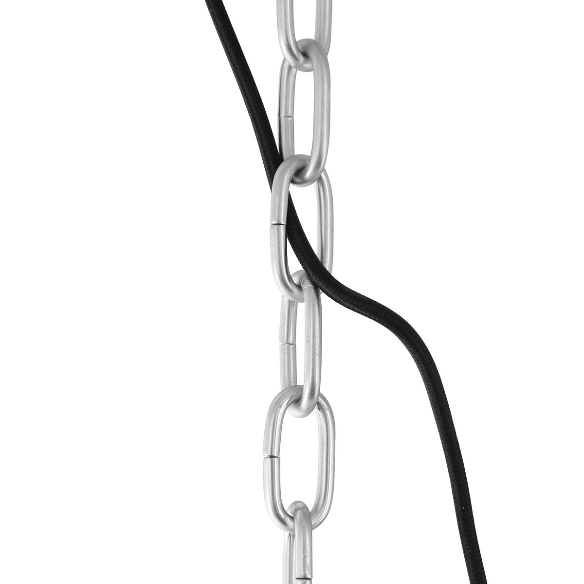 Zwarte chromen hanglamp Gaeve 2661ZW Ø50 cm E27-fitting