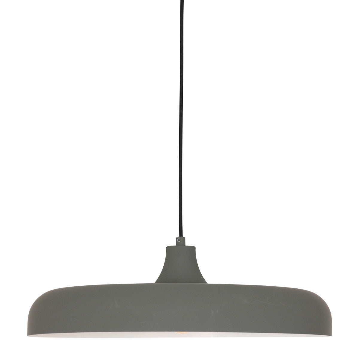 Hanglamp Krisip 2677GR grijs met E27-fitting en strijkijzersnoer