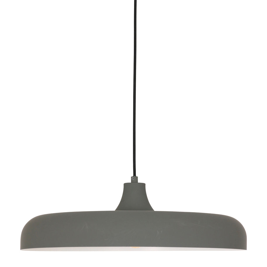Hanglamp Krisip 2677GR grijs met E27-fitting en strijkijzersnoer