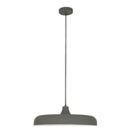 Hanglamp Krisip 2677GR grijs met E27-fitting en strijkijzersnoer
