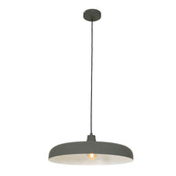 Hanglamp Krisip 2677GR grijs met E27-fitting en strijkijzersnoer