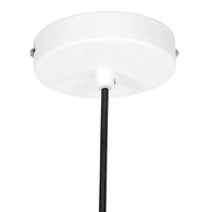 Hanglamp Krisip 2677W Wit met E27 fitting en stoffen snoer
