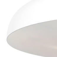 Hanglamp Krisip 2677W Wit met E27 fitting en stoffen snoer