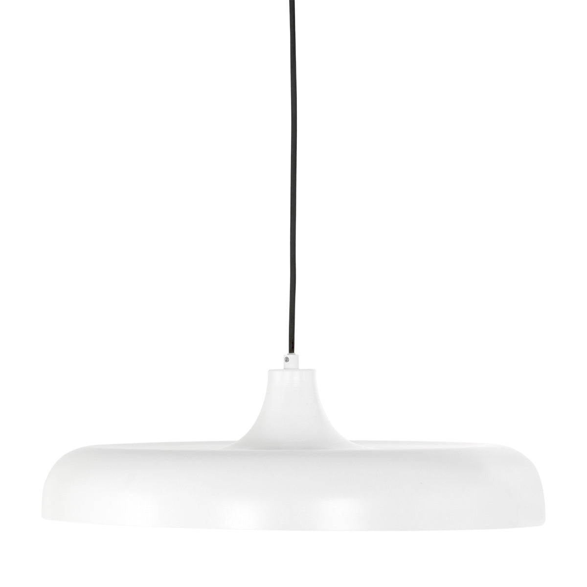 Hanglamp Krisip 2677W Wit met E27 fitting en stoffen snoer