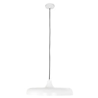 Hanglamp Krisip 2677W Wit met E27 fitting en stoffen snoer