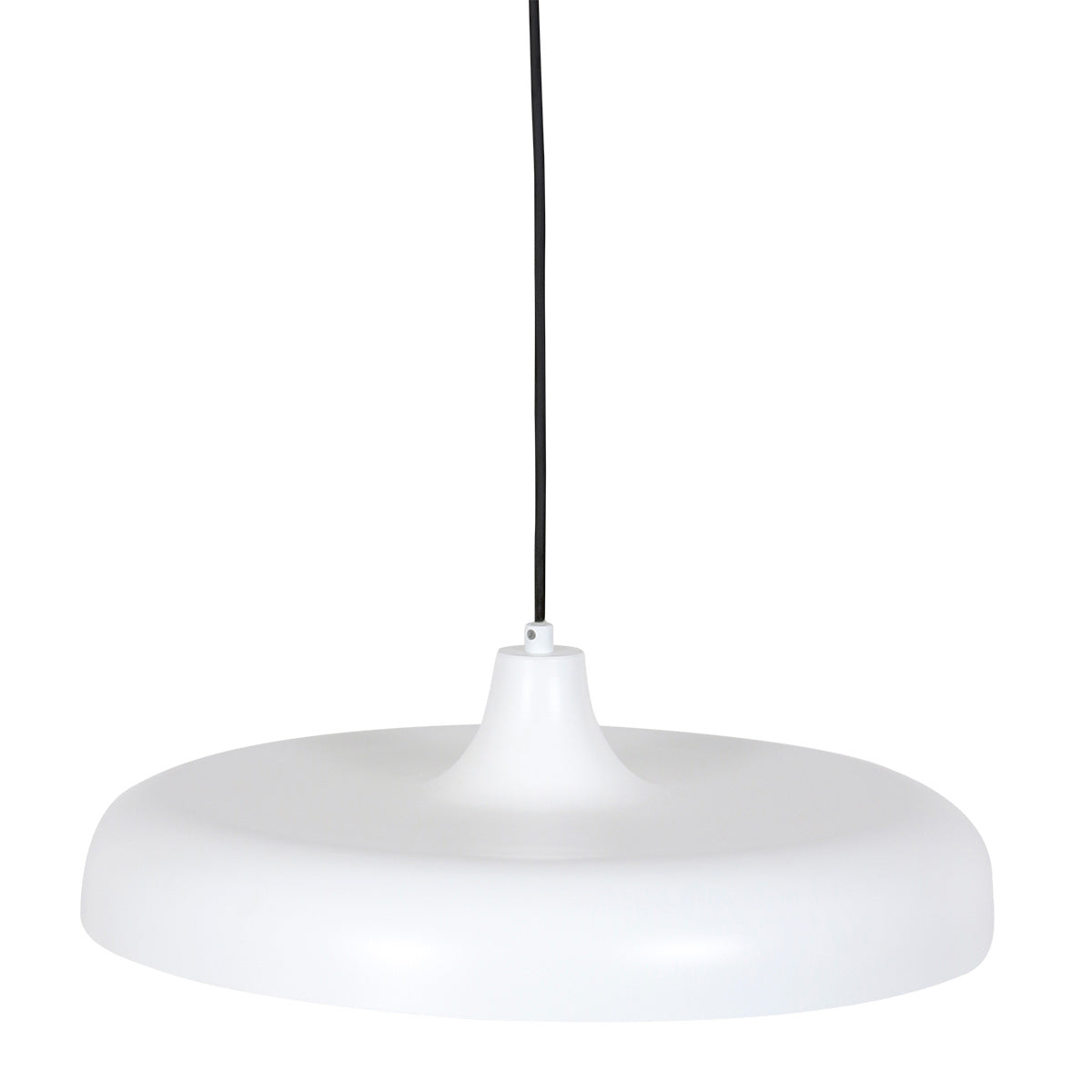 Hanglamp Krisip 2677W Wit met E27 fitting en stoffen snoer