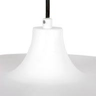 Hanglamp Krisip 2677W Wit met E27 fitting en stoffen snoer