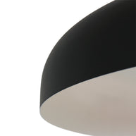 Hanglamp Krisip 2677ZW zwart met E27-fitting en stoffen snoer